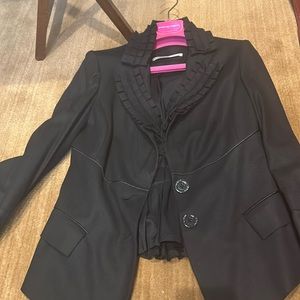 Ungaro blazer with ruffle